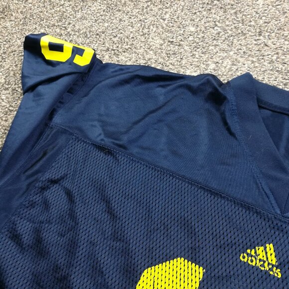 Michigan Wolverines Denard Robinson #16 Football Jersey Adidas Blue Mens 2XL - Picture 10 of 15